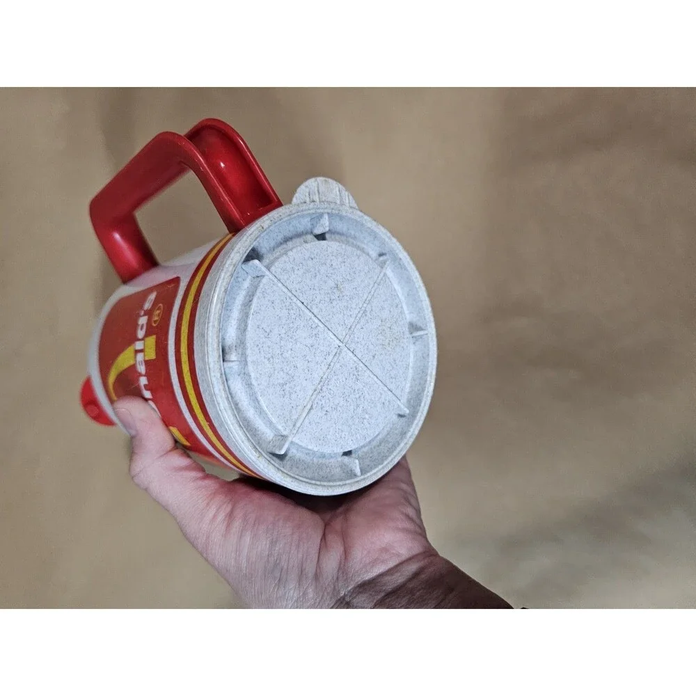McDonald’s Logo Plastic Mug Cup w/ Handle, Red/Gray/White, Fast Food
